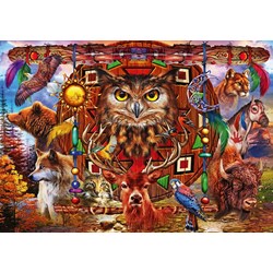 Bluebird Puzzle (70247) - Ciro Marchetti: "Animal Totem" - 1000 Teile Puzzle