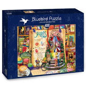 Bluebird Puzzle (70262) - Aimee Stewart: "Life is an Open Book Paris" - 4000 Teile Puzzle