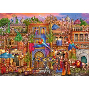 Bluebird Puzzle (70255) - Ciro Marchetti: "Arabian Street" - 4000 Teile Puzzle