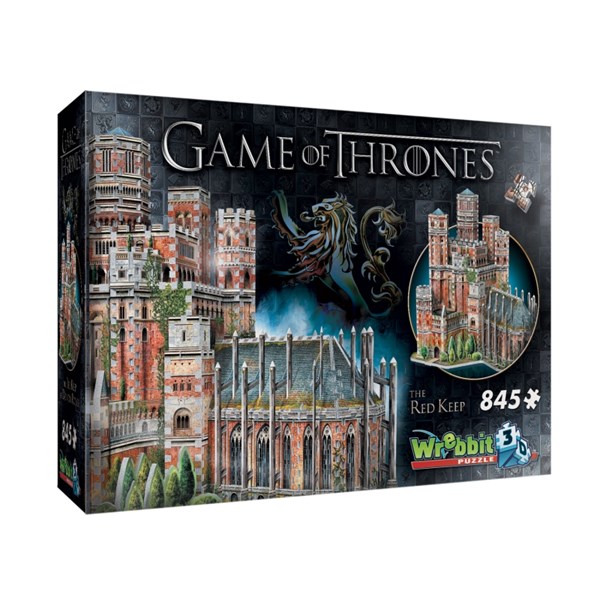 Wrebbit (2017) - "Roter Bergfried, Game of Thrones" - 845 Teile Puzzle