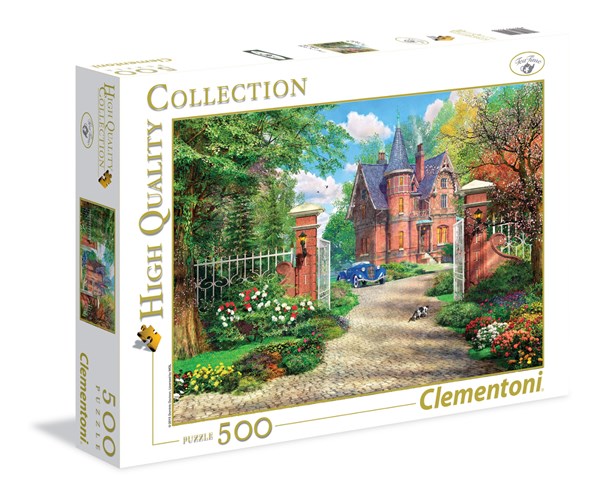 Clementoni (35010) - Dominic Davison: "The Red Brick Cottage" - 500 Teile Puzzle
