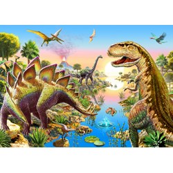 Bluebird Puzzle (70157) - Adrian Chesterman: "Jurassic River" - 500 Teile Puzzle