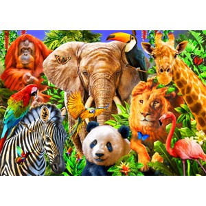 Bluebird Puzzle (70187) - Adrian Chesterman: "Animals for kids" - 500 Teile Puzzle