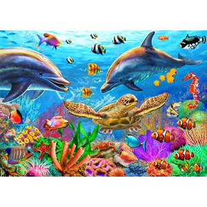 Bluebird Puzzle (70189) - Adrian Chesterman: "Sealife" - 500 Teile Puzzle
