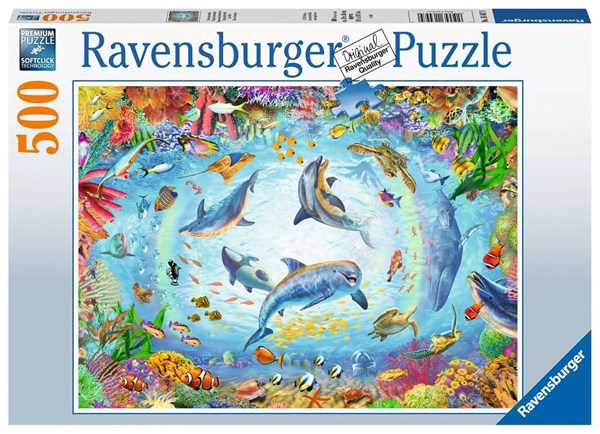 Ravensburger (16447) - "Fantastisches Tauchen" - 500 Teile Puzzle