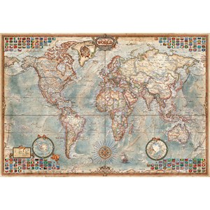 Educa (16764) - "Politische Weltkarte" - 1000 Teile Puzzle