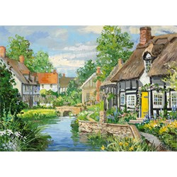 Falcon (11289) - "Riverside Cottages" - 500 Teile Puzzle
