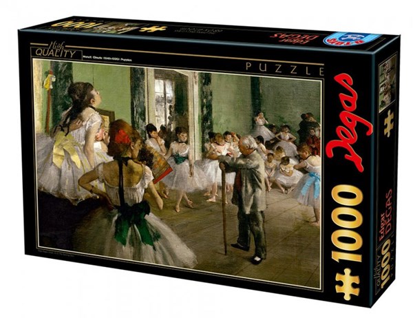 Educa (72801) - Edgar Degas: "Tanzschule" - 1000 Teile Puzzle