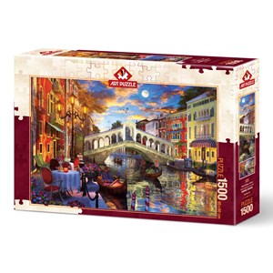 Art Puzzle (5372) - "Rialtobrücke, Venedig" - 1500 Teile Puzzle