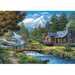 Art Puzzle (5471) - "Two Cascades" - 2000 Teile Puzzle