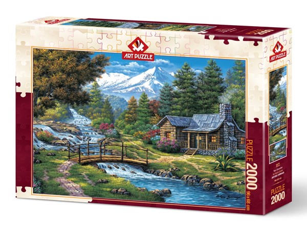 Art Puzzle (5471) - "Two Cascades" - 2000 Teile Puzzle