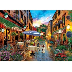 Art Puzzle (5475) - "Biking Through Italy" - 2000 Teile Puzzle