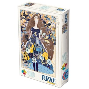 D-Toys (74102-KA01) - Kurti Andrea: "Frühling" - 1000 Teile Puzzle