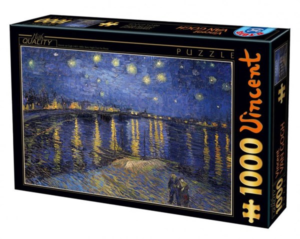 D-Toys (66916) - Vincent van Gogh: "Vincent van Gogh, 1889" - 1000 Teile Puzzle