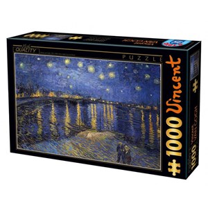 D-Toys (66916) - Vincent van Gogh: "Vincent van Gogh, 1889" - 1000 Teile Puzzle