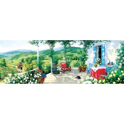 Art Puzzle (5349) - "Guest On The Patio" - 1000 Teile Puzzle