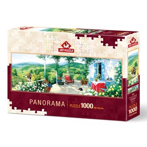 Art Puzzle (5349) - "Guest On The Patio" - 1000 Teile Puzzle