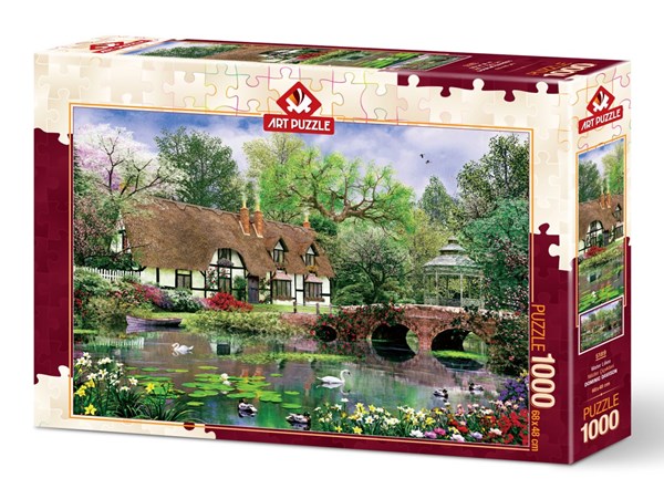 Art Puzzle (5189) - "Water Lilies" - 1000 Teile Puzzle