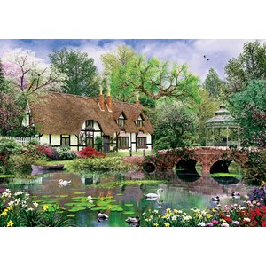 Art Puzzle (5189) - "Water Lilies" - 1000 Teile Puzzle