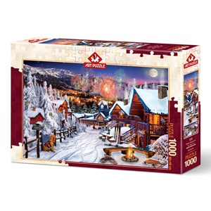 Art Puzzle (5183) - "Winter Fun" - 1000 Teile Puzzle
