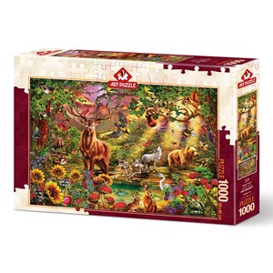 Art Puzzle (5176) - "Enchanted Forest" - 1000 Teile Puzzle