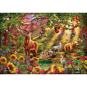 Art Puzzle (5176) - "Enchanted Forest" - 1000 Teile Puzzle