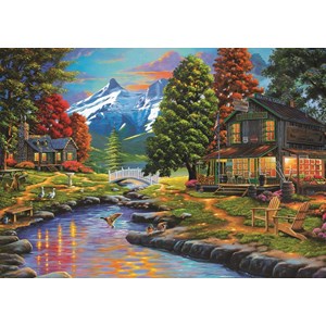 Art Puzzle (4575) - "Two Shores A Forest" - 2000 Teile Puzzle