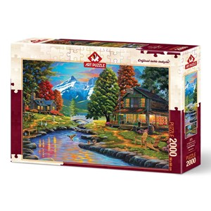 Art Puzzle (4575) - "Two Shores A Forest" - 2000 Teile Puzzle