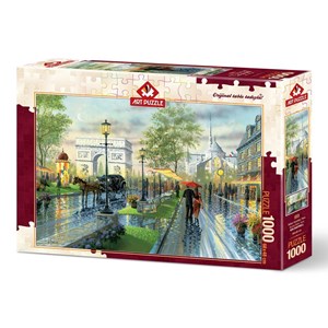 Art Puzzle (4225) - "Spring Walk, Paris" - 1000 Teile Puzzle