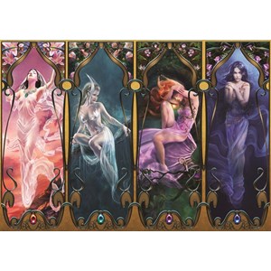 Art Puzzle (4573) - "The Four Jewels" - 2000 Teile Puzzle
