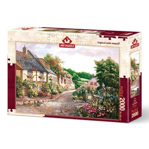 Art Puzzle (4571) - "The Town" - 2000 Teile Puzzle