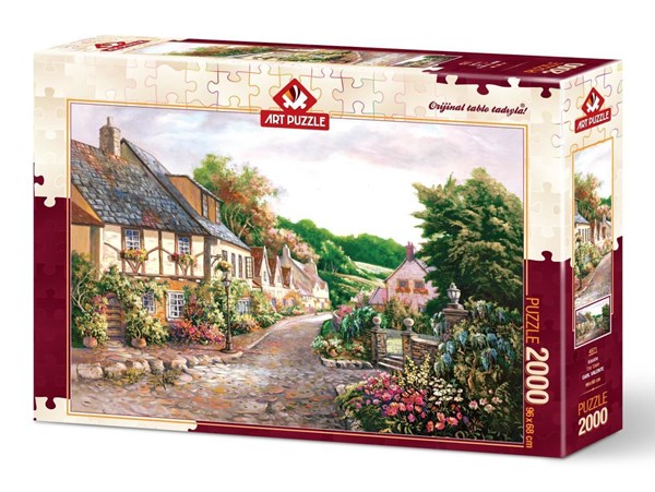 Art Puzzle (4571) - "The Town" - 2000 Teile Puzzle