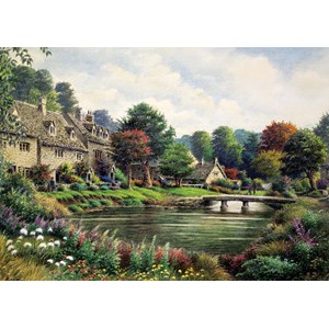 Art Puzzle (4572) - "Mountain Village" - 2000 Teile Puzzle