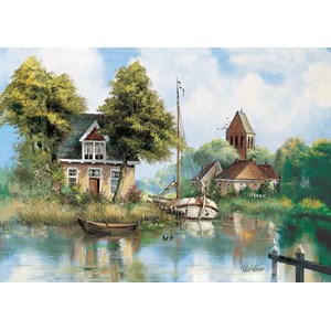 Art Puzzle (4386) - "Zuhause im Glück" - 1000 Teile Puzzle