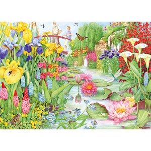 Buffalo Games (11282) - "Der Wassergarten" - 1000 Teile Puzzle