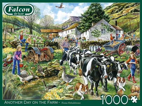 Falcon (11283) - "Ein weiterer Tag auf der Farm" - 1000 Teile Puzzle