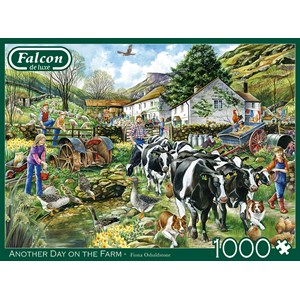 Falcon (11283) - "Ein weiterer Tag auf der Farm" - 1000 Teile Puzzle
