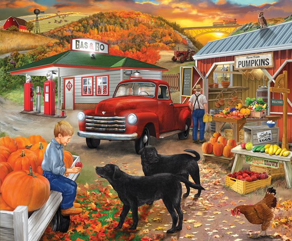 SunsOut (31429) - "Roadside Stand" - 300 Teile Puzzle