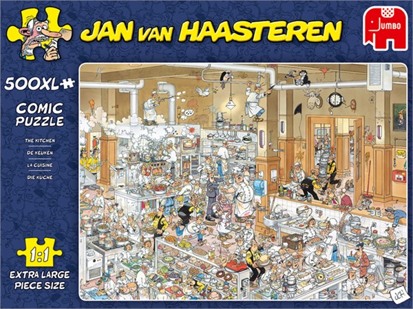 Jumbo (19085) - Jan van Haasteren: "Die Küche" - 500 Teile Puzzle