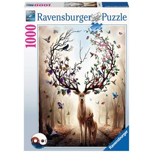 Ravensburger (15018) - "Magischer Hirsch" - 1000 Teile Puzzle