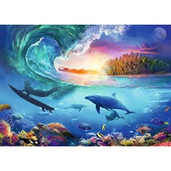 Ravensburger (16451) - "Nimm die Welle" - 1000 Teile Puzzle