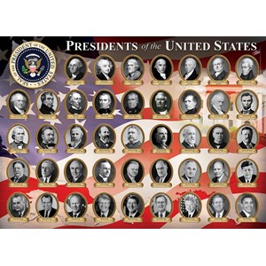 Eurographics (6000-1432) - "Präsidenten der Vereingten Staaten von Amerika" - 1000 Teile Puzzle