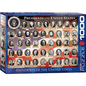 Eurographics (6000-1432) - "Präsidenten der Vereingten Staaten von Amerika" - 1000 Teile Puzzle