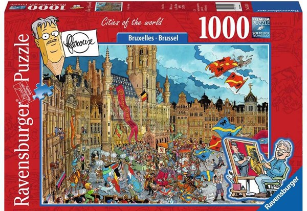 Ravensburger (15415) - "Brussels, Belgium" - 1000 Teile Puzzle