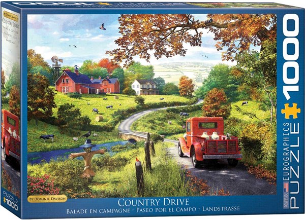 Eurographics (6000-0968) - Dominic Davison: "Landstrasse" - 1000 Teile Puzzle
