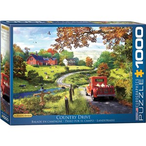 Eurographics (6000-0968) - Dominic Davison: "Landstrasse" - 1000 Teile Puzzle