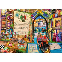 Bluebird Puzzle (70259) - Aimee Stewart: "Life is an Open Book Venice" - 4000 Teile Puzzle