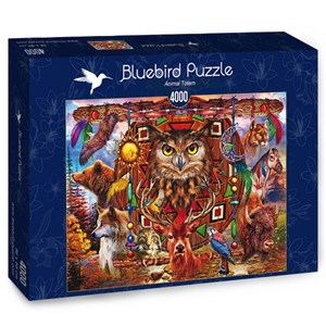 Bluebird Puzzle (70257) - Ciro Marchetti: "Animal Totem" - 4000 Teile Puzzle