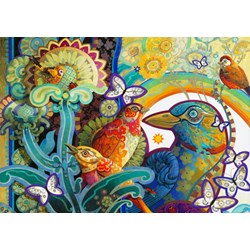 Bluebird Puzzle (70297) - David Galchutt: "Basket of Paradise" - 1000 Teile Puzzle