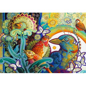 Bluebird Puzzle (70297) - David Galchutt: "Basket of Paradise" - 1000 Teile Puzzle